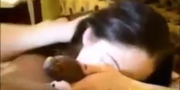 113-amateur white girl worships a giant bbc