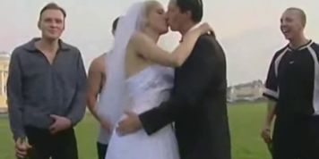 Bride Fucked Outdoors By More Than One Guy!