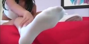 Alektra tennis Jerk off encouragement (Alektra Blue)