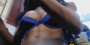 Hot Shemale Showing Her Nasty Dick