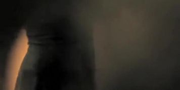 Hunter voyeurs girl changing in changing room through hole