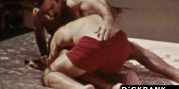 Muscular Macho Men Bruno And Roger Indulge In First Man On Man Sex