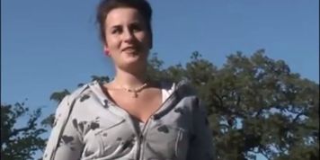 Machine Fucking on a Park Pussy Pickup - video 1