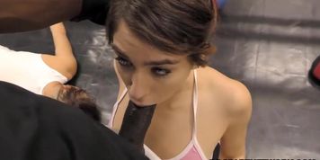 Joseline Kelly Fucks Trainer's BBC Next To Her Husband