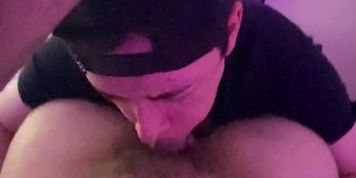 Dorm room blow job (AmateurCollege)