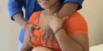 Aunty showing tits (BigDick Daddy)