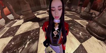 You Are About To Experience Deep Sexual Fantasy With Gaby Ortega As Alice In Her Wonderland - Skinny Deepthroat (Alice Fantasy)