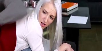 Naughty School Girl Liz Rainbow Gets Some Interracial Ass Play