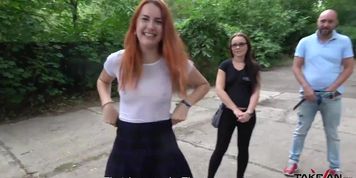 Redhead car (Charli Red, Charlie Red)