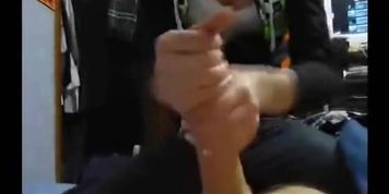 Handjob From a Roommate
