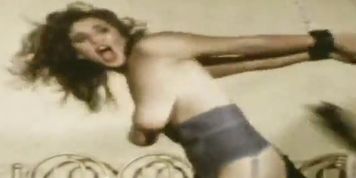 Vintage lesbians in hardcore bondage and BDSM action (Britney Spring)