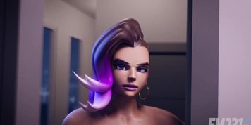 Overwatch - Hot D.Va And Sombra - Part 2