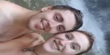 NIP POKIES THROUGH SWIMSUIT (HER INSTAGRAM IS @damngela_