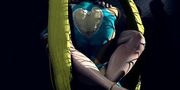 chun li vs R Mika and Poison by Kamadevasfm (John Strong)