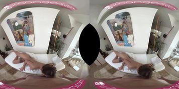 VR BANGERS Massage Of Busty Tattooed Girl Ends With Juicy Cumshot VR Porn