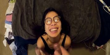 pov asian facial