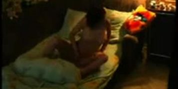 Spycam caught busty masturbating