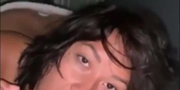 Busty Brunette Deepthroat Blowjob
