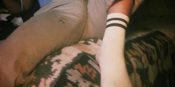 Blowing Cloud after works and horny (Mia D Coccinelle, Sonechka, white socks)