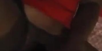 Shy ebony chick licked out