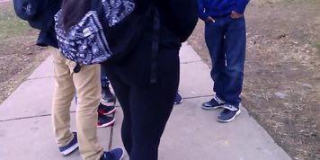 Fat Latin Teen Ass In Tights After School!!!!