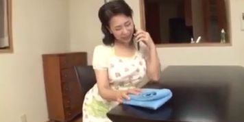 Japanese Stepmom Caught Masturbate By Young Dude