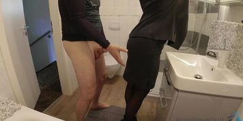 fucking business woman in ripped pantyhose - business-bitch