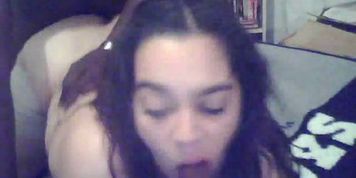 Chubby Slut Wife Fucks BBC for Cuckold Hubby Long Distance!