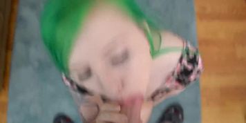 Barely Legal Teen Blowjob and Cum on Tongue Compilation