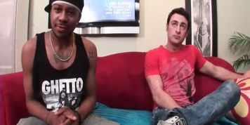 Straight guy pays a visit to the black guy