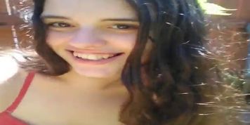 Outside Outdoors Garden Dirt Cute VERY HAIRY Flashes Pussy Nipples Barefoot