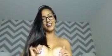 Brazilian Girl With Glasses Has Fun Masturbating