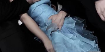 Nerdy chick gangbanged by guys before the prom dance