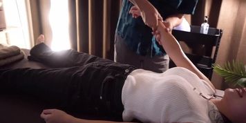 Horny Japanese Teen had Hot Real Oil Massage With Sex Surprise (ANGELA WHITE, Leah Gotti, Sunny Leone)