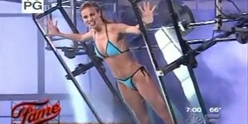 Brooke Burns Bikini Scene  in Dog Eat Dog