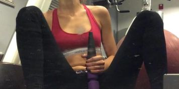 Gym orgasm