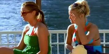 Jessica Simpson Bikini Scene  in Newlyweds: Nick AND Jessica