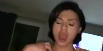 Sexy Latina Wife Riding Dick Until She Cums