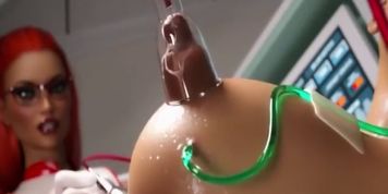 3D EXPERIMENT CLITORIS TURNS INTO A PENIS