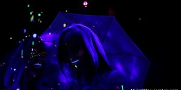Black Light Rainy Night with Abigal Mac & Ava Addams
