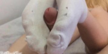 Close Sounds, Footjob By Sexy Blonde ❤️ | Miley Grey (DirtyTina)
