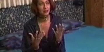 Retro debutante facialized after banging