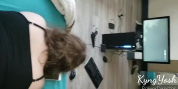 Exs Big Booty Sis Fucks Me Playing Elderscrolls Skyrim - Pawg Vs Bbc (GamerGirl)