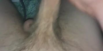 Playing with my big dick an ball's