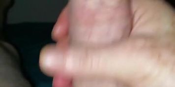 Morning wood cumshot 