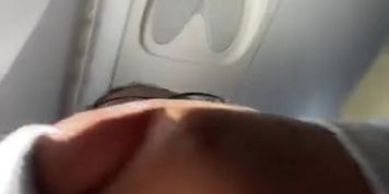 Quick flashing my titts on the airplane 