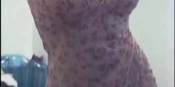 Superb webcam girl puts dildo in her ass - video 1