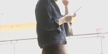 Tall thing Japanese chick getting pulled into instant sharking odyssey