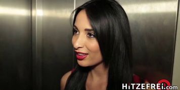 HITZEFREI Lucky German guy has a wild threesome (Anissa Kate)