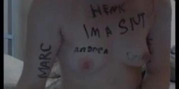 Emo Web Cam Girl Masturbates